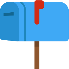 Skype closed mailbox with raised flag emoji image