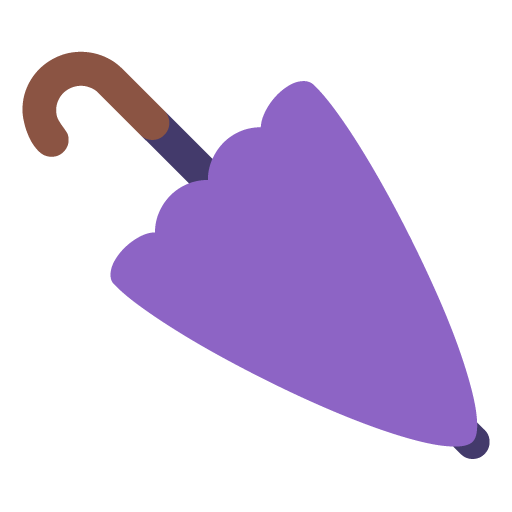 Microsoft closed umbrella emoji image