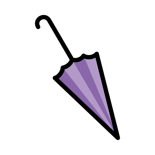 Openmoji closed umbrella emoji image