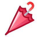 SoftBank closed umbrella emoji image