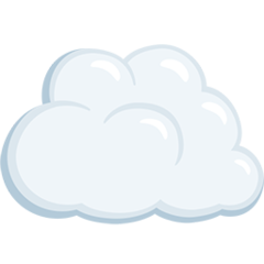Facebook Messenger cloud emoji image