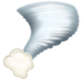 Whatsapp cloud with tornado emoji image