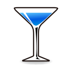 Emojidex cocktail glass emoji image