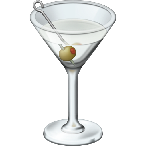 Facebook cocktail glass emoji image