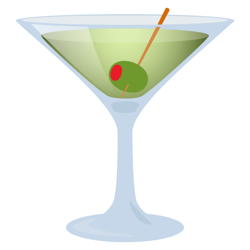 JoyPixels cocktail glass emoji image