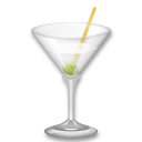 LG cocktail glass emoji image