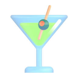 Microsoft Teams cocktail glass emoji image