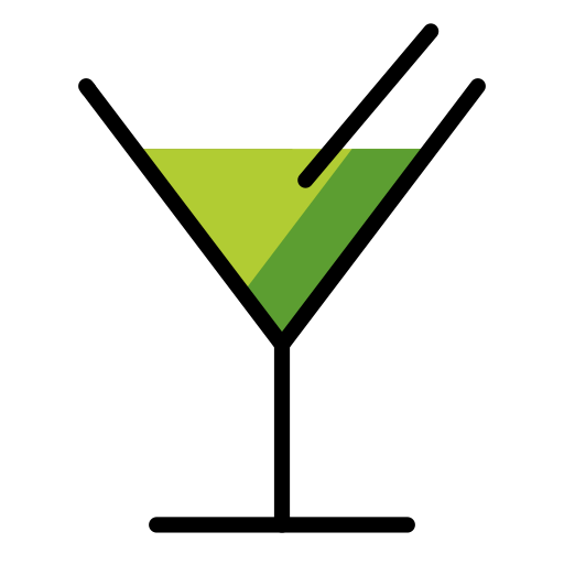 Openmoji cocktail glass emoji image