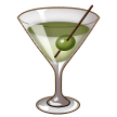 Samsung cocktail glass emoji image