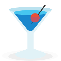 Skype cocktail glass emoji image