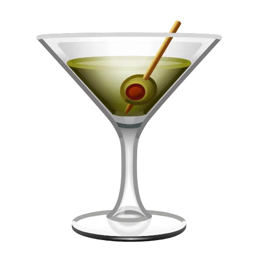 Telegram cocktail glass emoji image