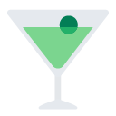 Toss cocktail glass emoji image