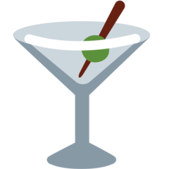 Twitter cocktail glass emoji image