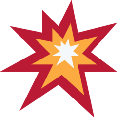 Twitter collision symbol emoji image