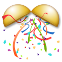 LG confetti ball emoji image