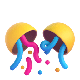Microsoft Teams confetti ball emoji image