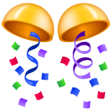 Whatsapp confetti ball emoji image