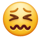 Huawei confounded face emoji image