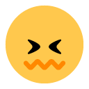 Toss confounded face emoji image