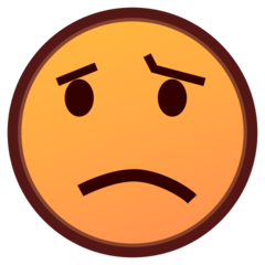 Emojidex confused face emoji image