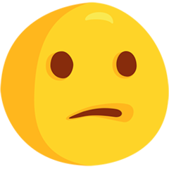 Facebook Messenger confused face emoji image