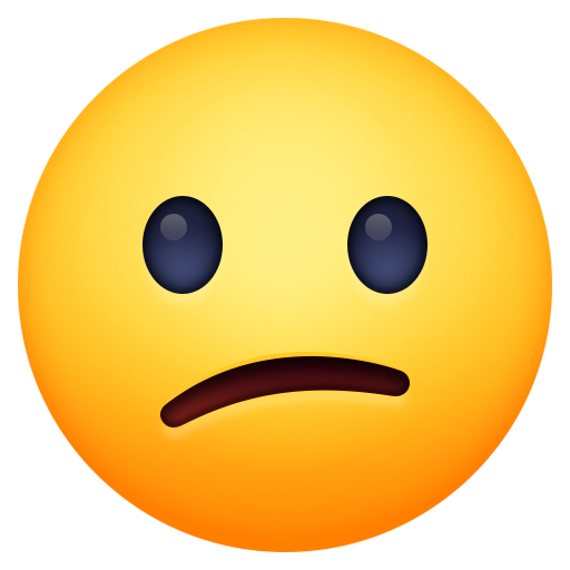 Facebook confused face emoji image