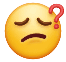 Huawei confused face emoji image