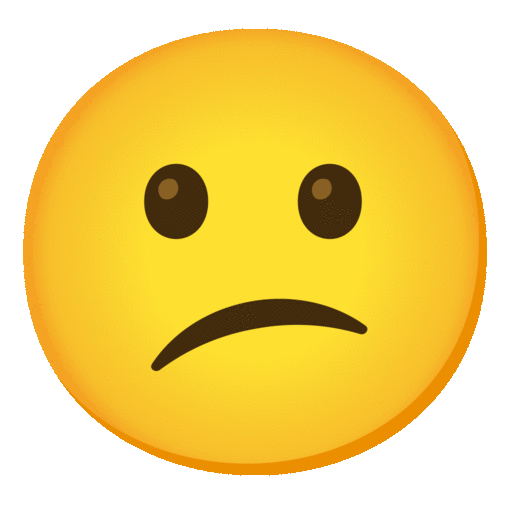 Noto Emoji Animation confused face emoji image