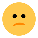 Toss confused face emoji image