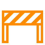 au by KDDI construction sign emoji image