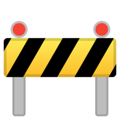 Google construction sign emoji image