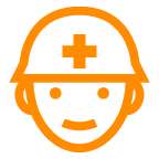 au by KDDI construction worker emoji image