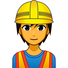 Emojidex construction worker emoji image