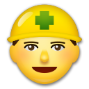 LG construction worker emoji image