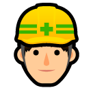 SoftBank construction worker emoji image