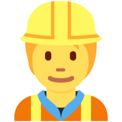 Twitter construction worker emoji image