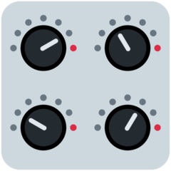 Twitter control knobs emoji image