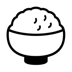 Noto Emoji Font cooked rice emoji image