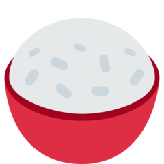 Twitter cooked rice emoji image