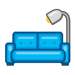 Emojidex couch and lamp emoji image