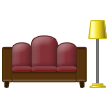 Samsung couch and lamp emoji image