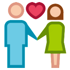 HTC couple with heart emoji image