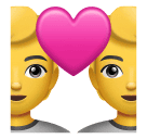 Huawei couple with heart emoji image