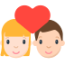 Mozilla couple with heart emoji image