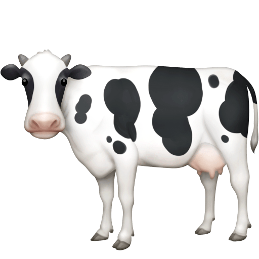 Facebook cow emoji image