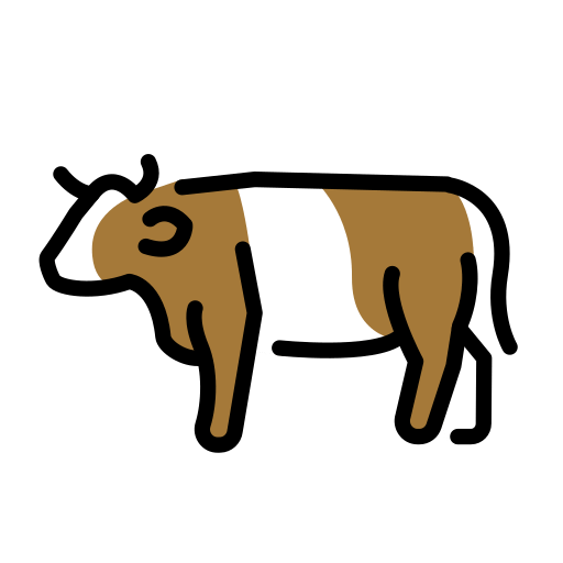 Openmoji cow emoji image