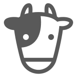 Docomo cow face emoji image