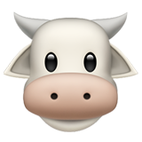 IOS/Apple cow face emoji image