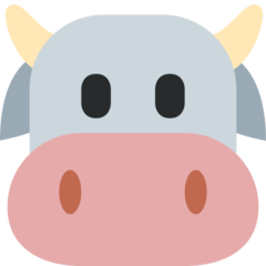 Twitter cow face emoji image