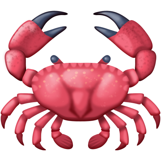 Facebook Crab emoji image
